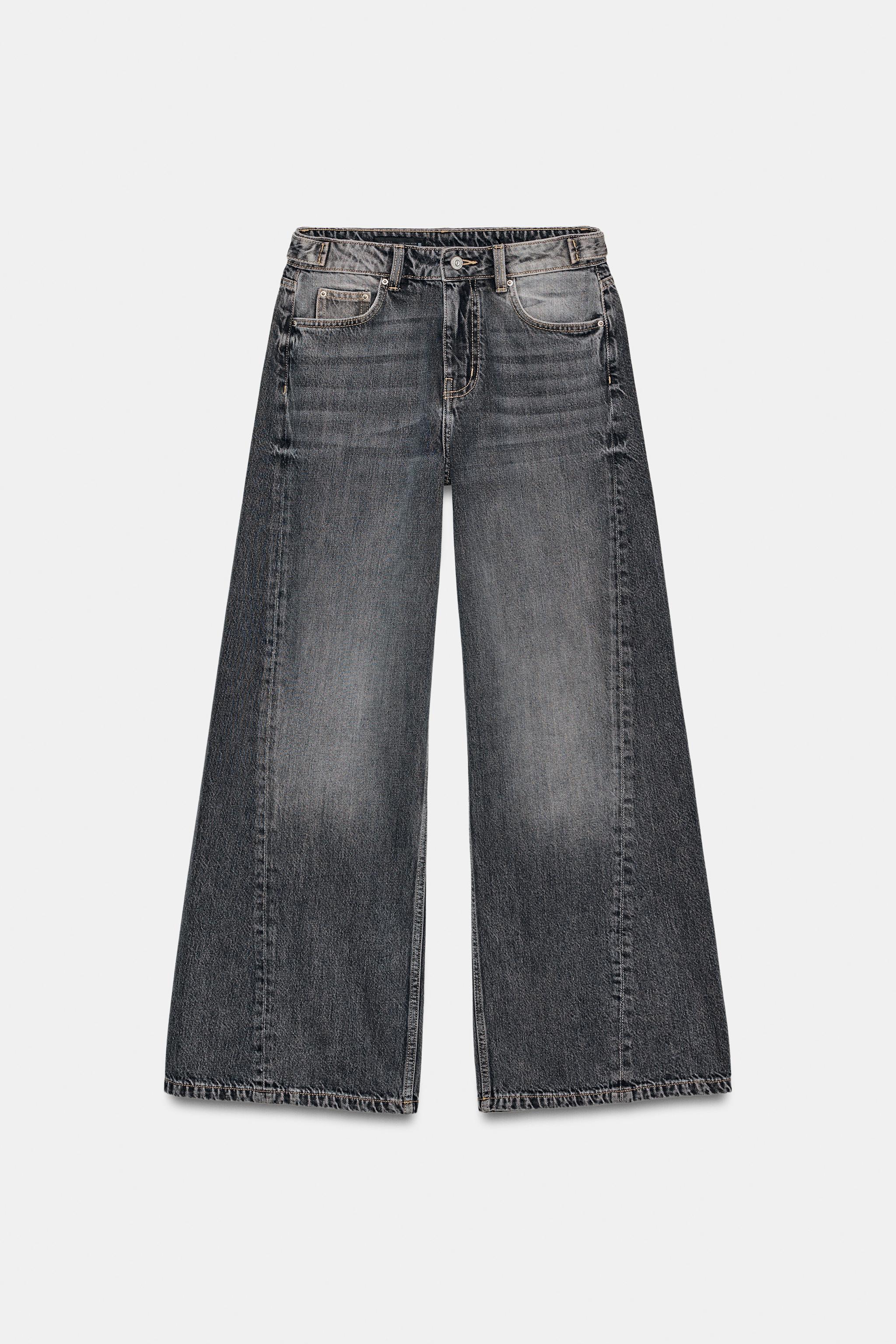 Z1975 WIDE LEG MID-RISE SEAM JEANS